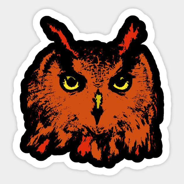 Owl Sticker by HelenDesigns